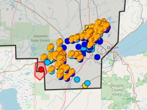 LCP Outage Map